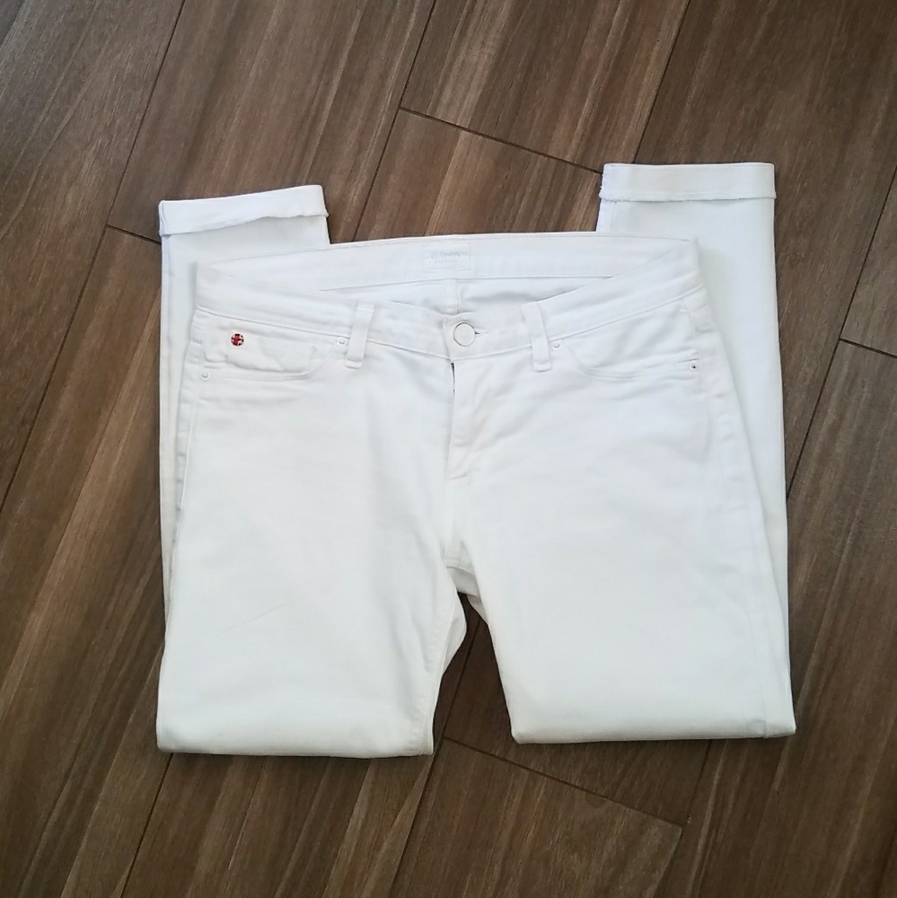 Hudson white jeans